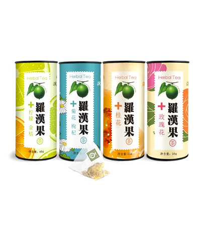 汉果缘 罗汉果花茶 四罐组合